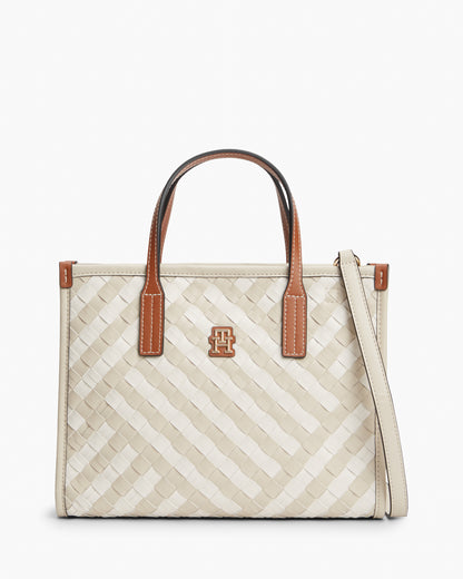 Tommy Hilfiger TH City Womens Mini Tote Bag - Neutral Mix | CHO | Designer Womens Tote Bags