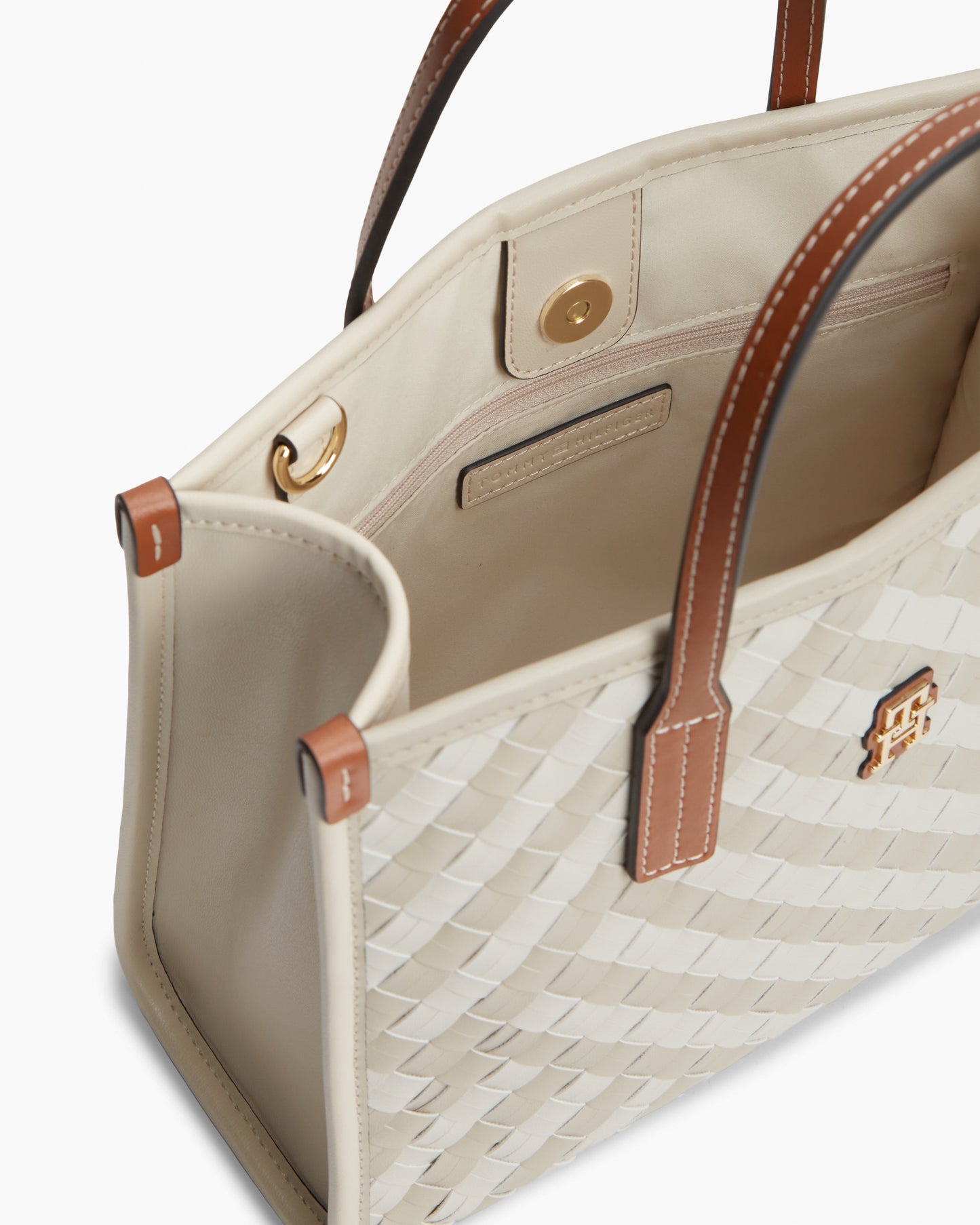Tommy Hilfiger TH City Womens Mini Tote Bag - Neutral Mix | CHO | Designer Womens Tote Bags