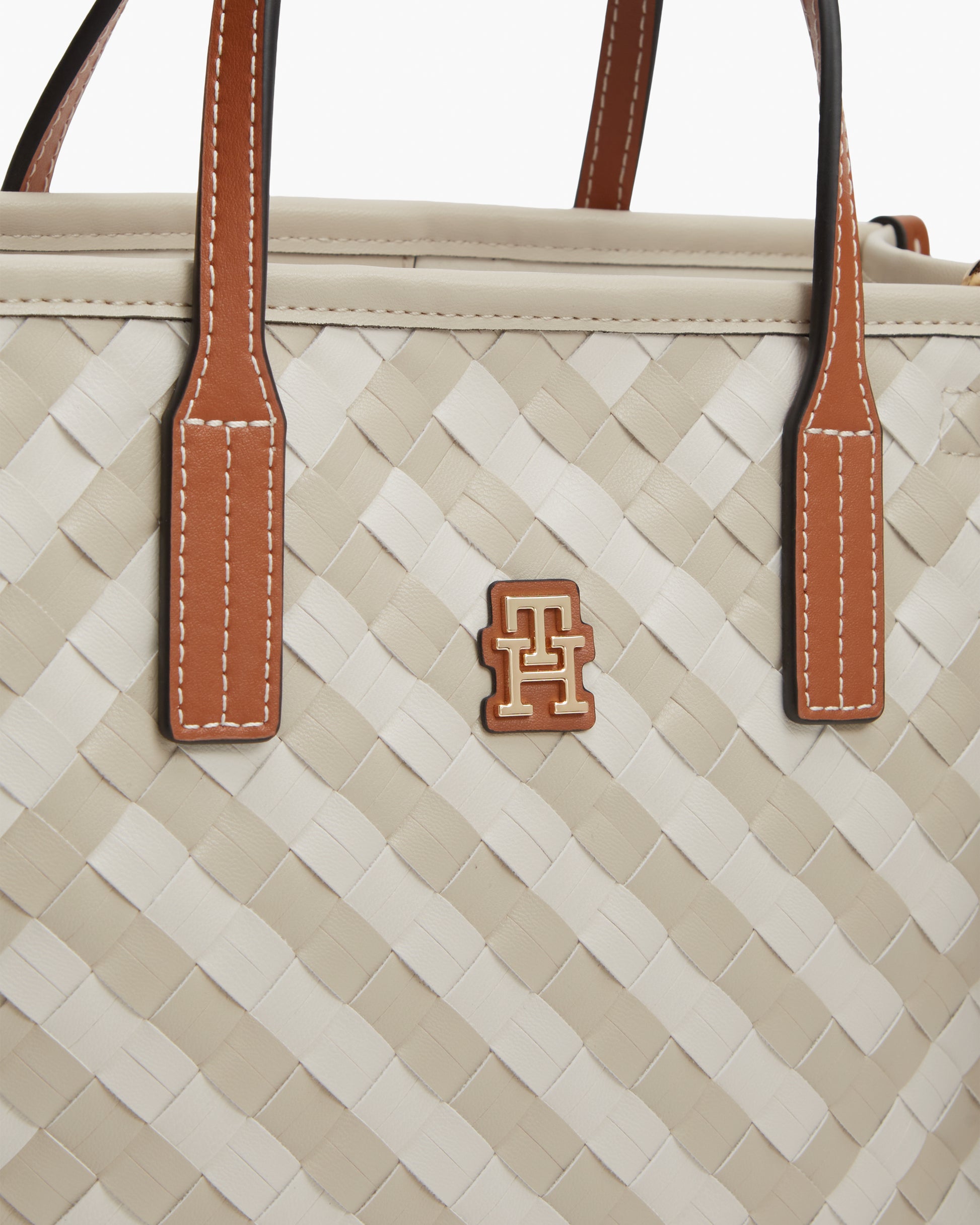 Tommy Hilfiger TH City Womens Mini Tote Bag - Neutral Mix | CHO | Designer Womens Tote Bags