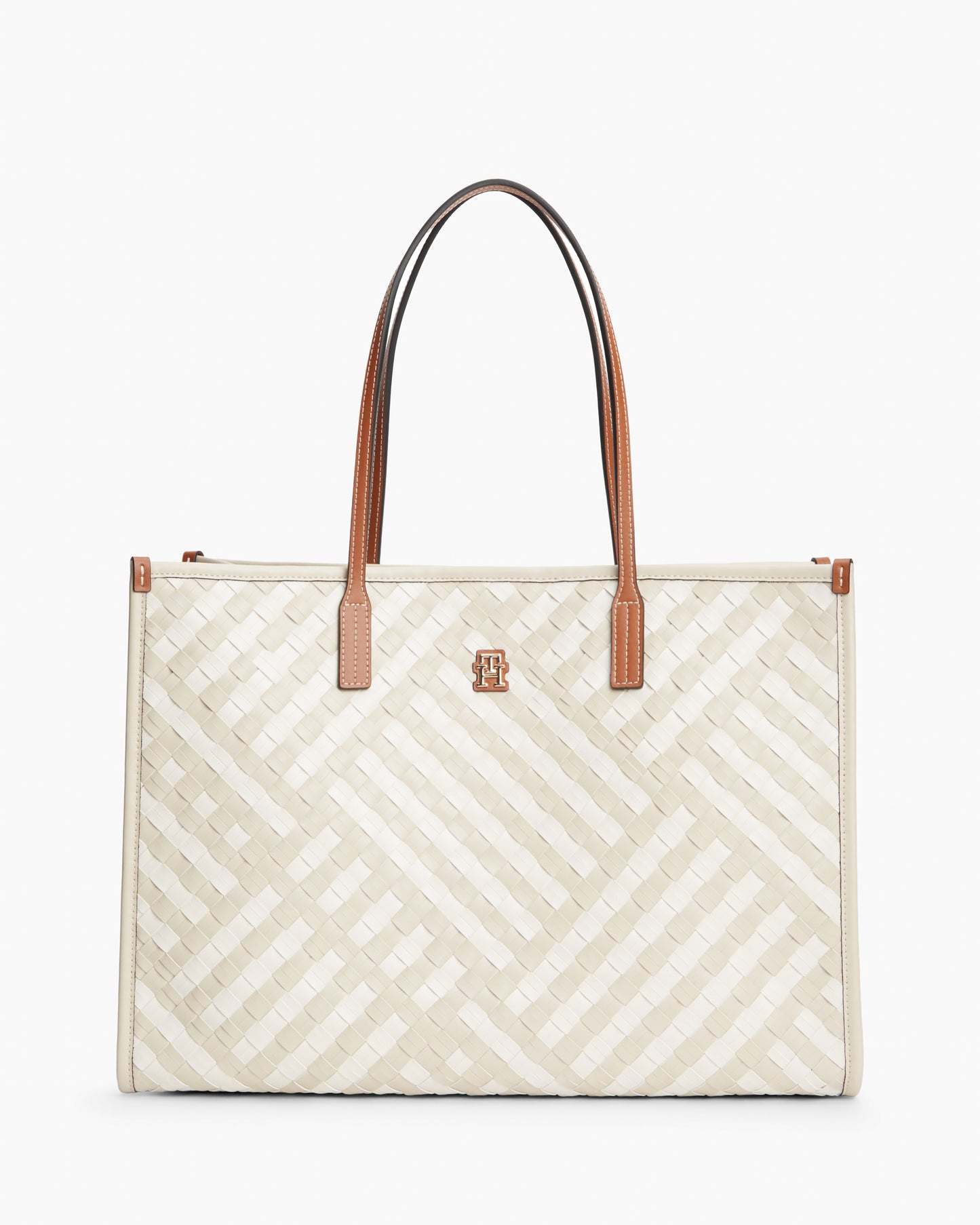 Tommy Hilfiger TH City Womens Tote Bag - Neutral Mix | CHO | Designer Womens Tote Bags