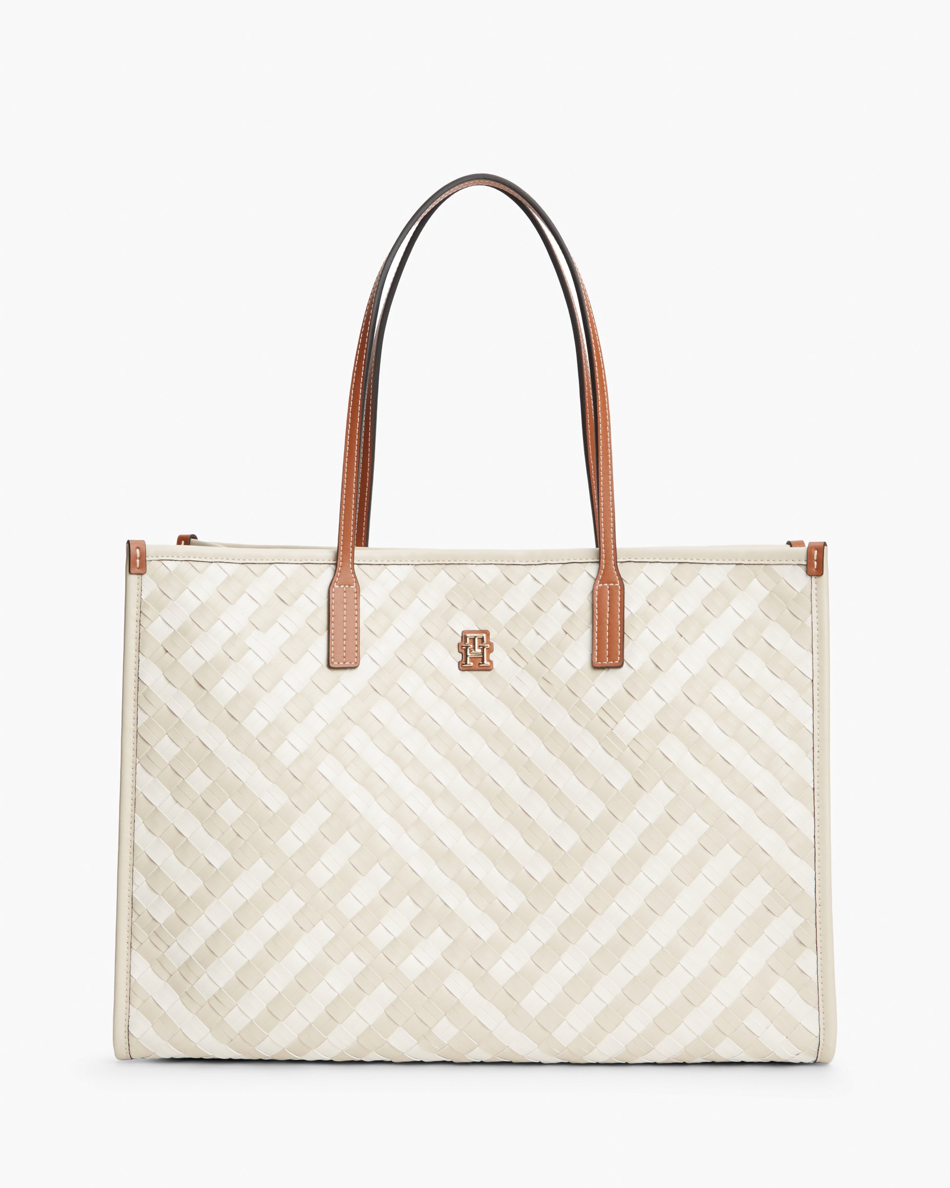 Tommy Hilfiger TH City Womens Tote Bag - Neutral Mix | CHO | Designer Womens Tote Bags