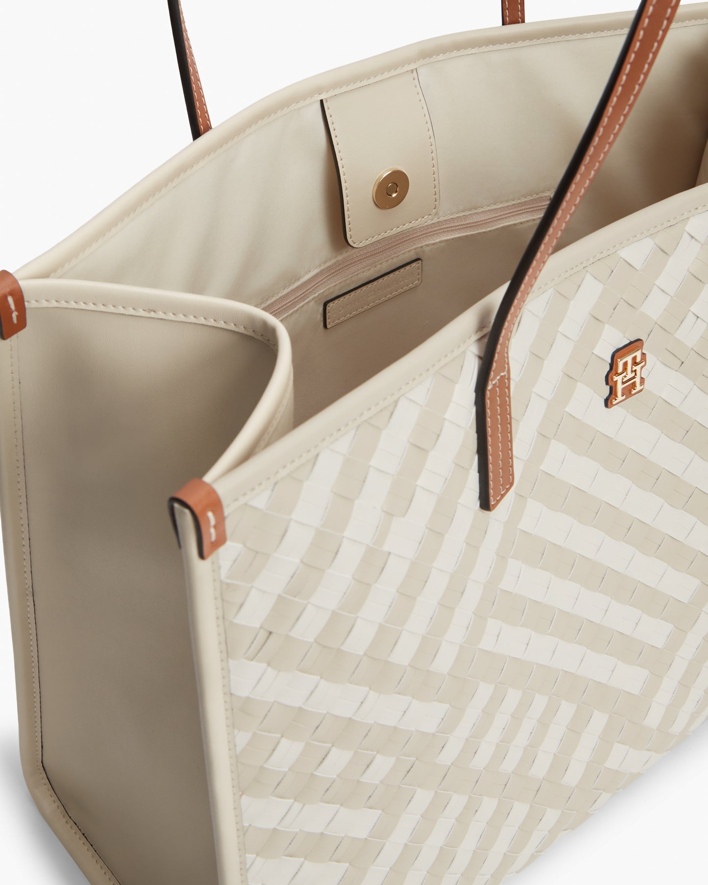 Tommy Hilfiger TH City Womens Tote Bag - Neutral Mix | CHO | Designer Womens Tote Bags
