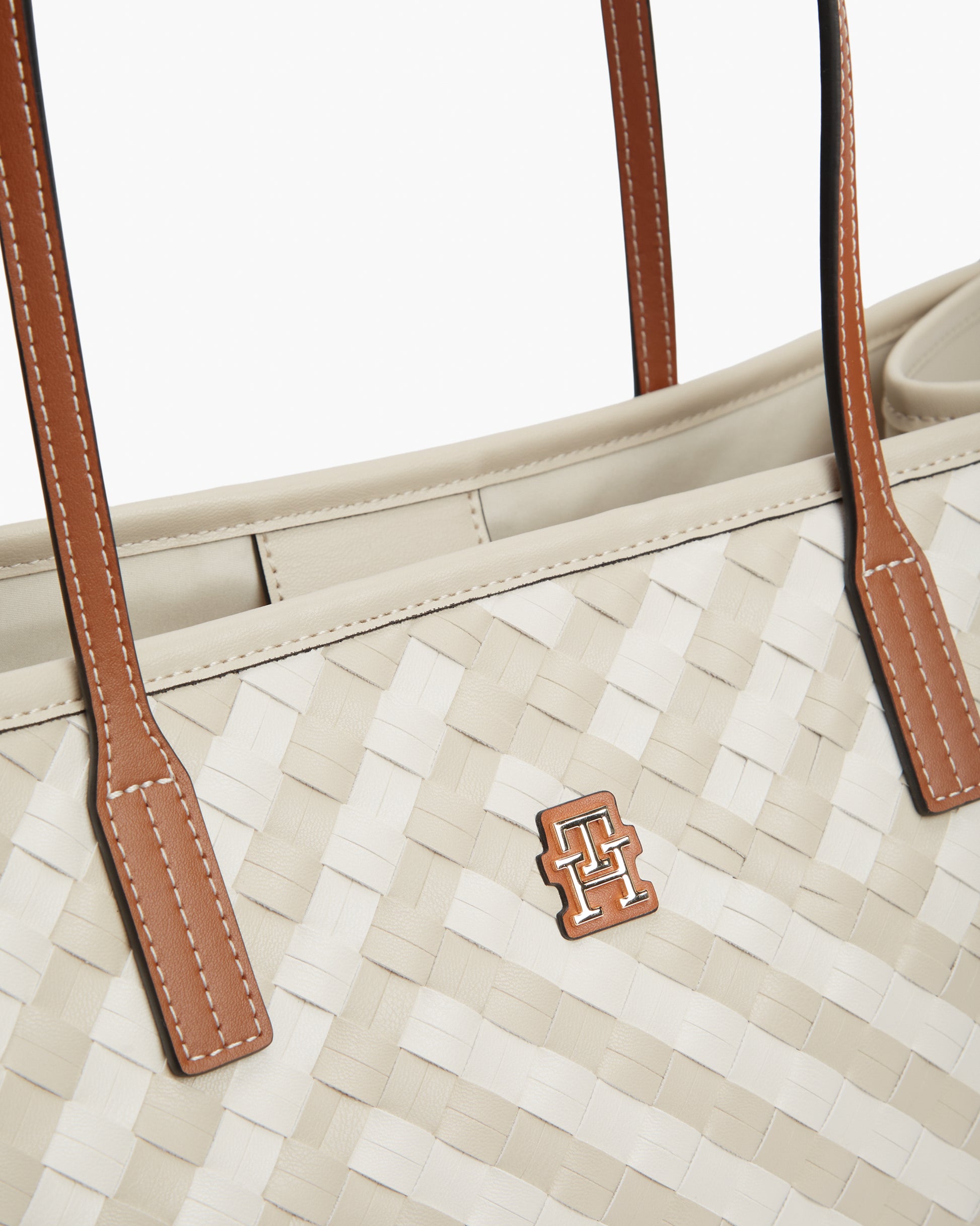 Tommy Hilfiger TH City Womens Tote Bag - Neutral Mix | CHO | Designer Womens Tote Bags