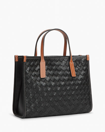 Tommy Hilfiger TH City Womens Mini Tote Bag - Black Mix | CHO | Designer Womens Tote Bags