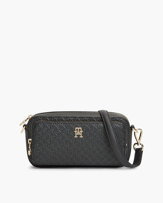 Tommy Hilfiger TH Daily Womens Camera Bag - Black | CHO | Designer Womens Shoulder Bags