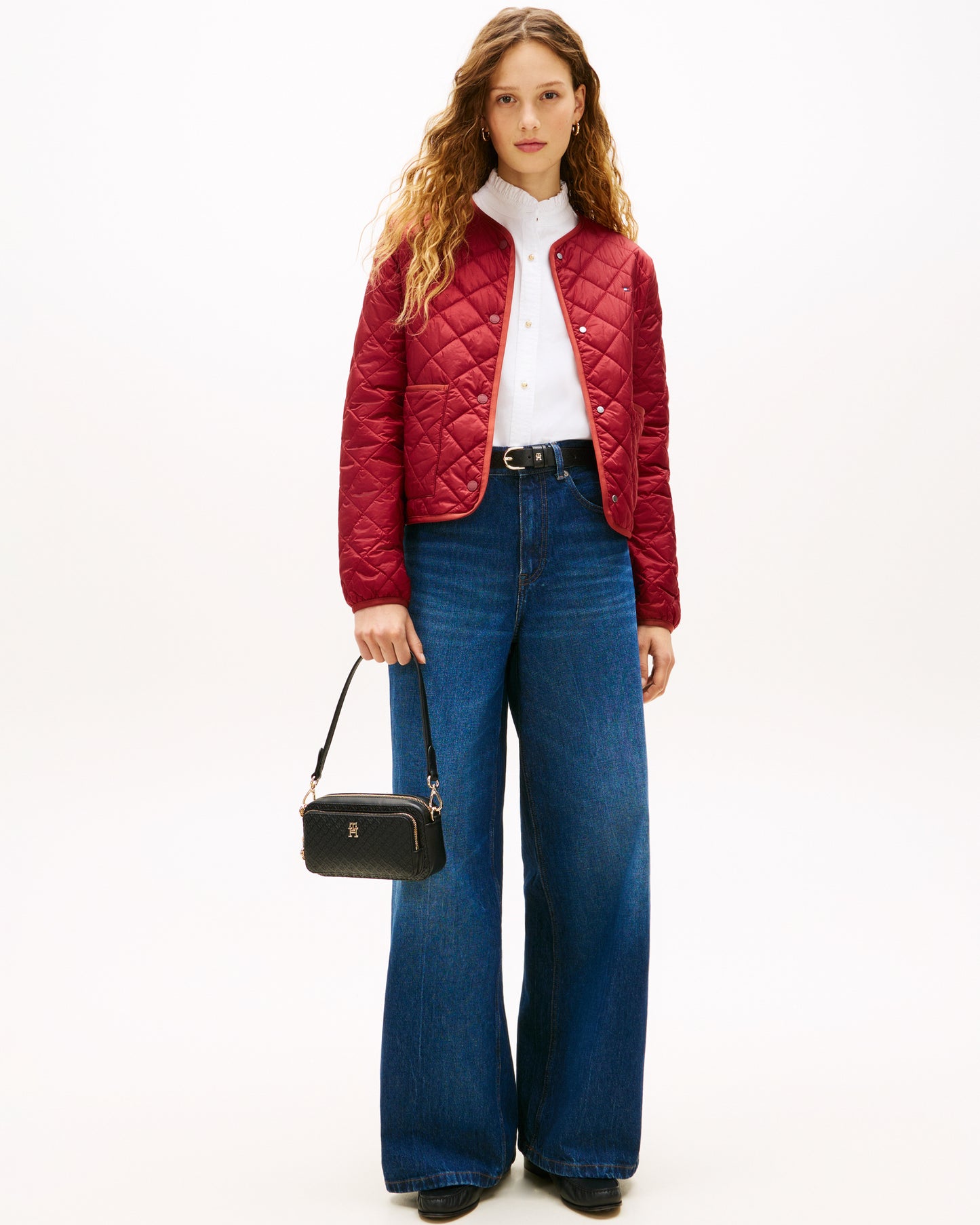 Tommy Hilfiger TH Daily Womens Camera Bag - Black | CHO | Designer Womens Shoulder Bags
