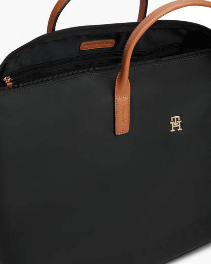 Tommy Hilfiger Popette Womens Weekender Bag - Black | CHO | Designer Womens Shoulder Bags