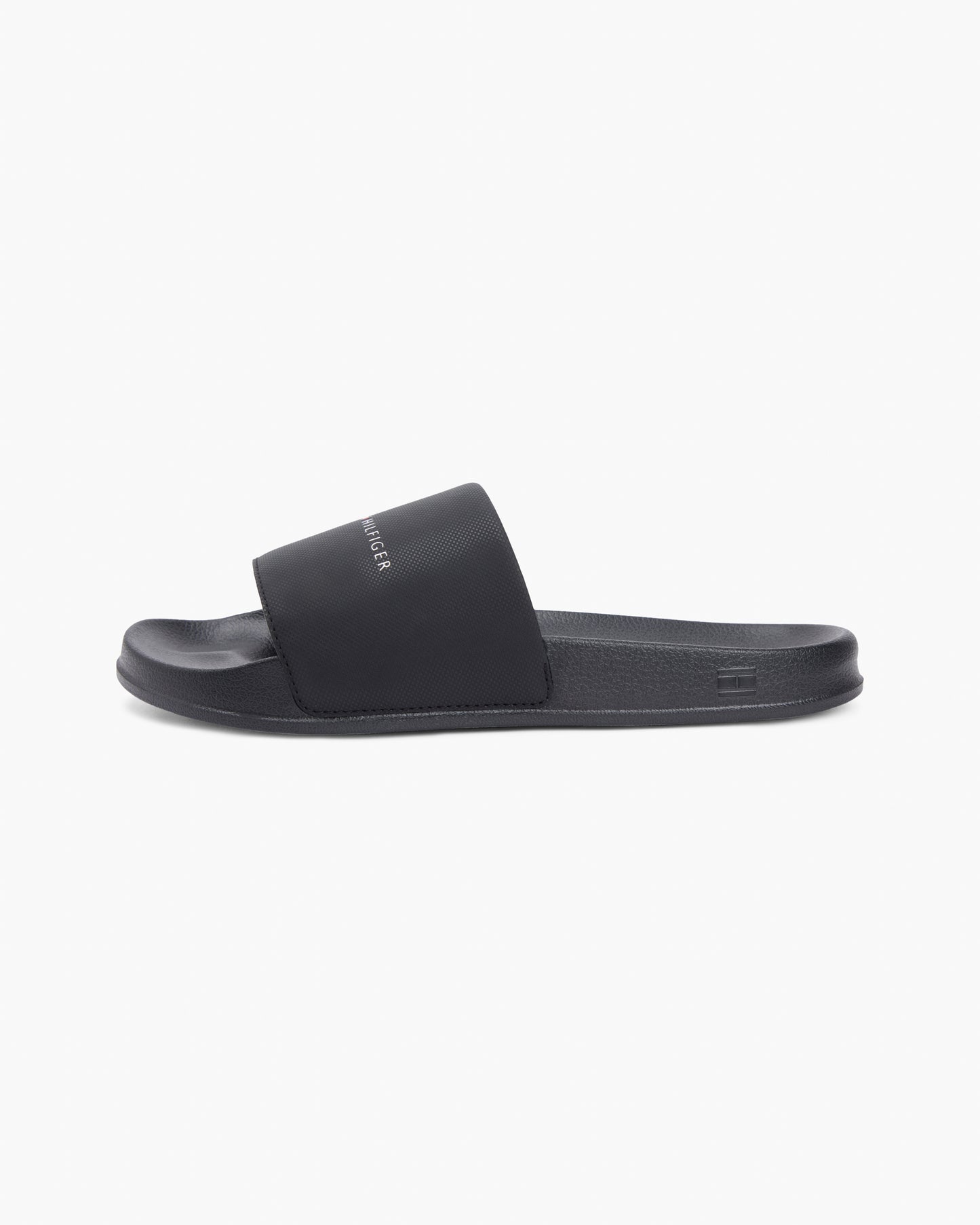 Tommy Hilfiger Core TH Mens Pool Sliders - Black