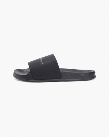Tommy Hilfiger Core TH Mens Pool Sliders - Black