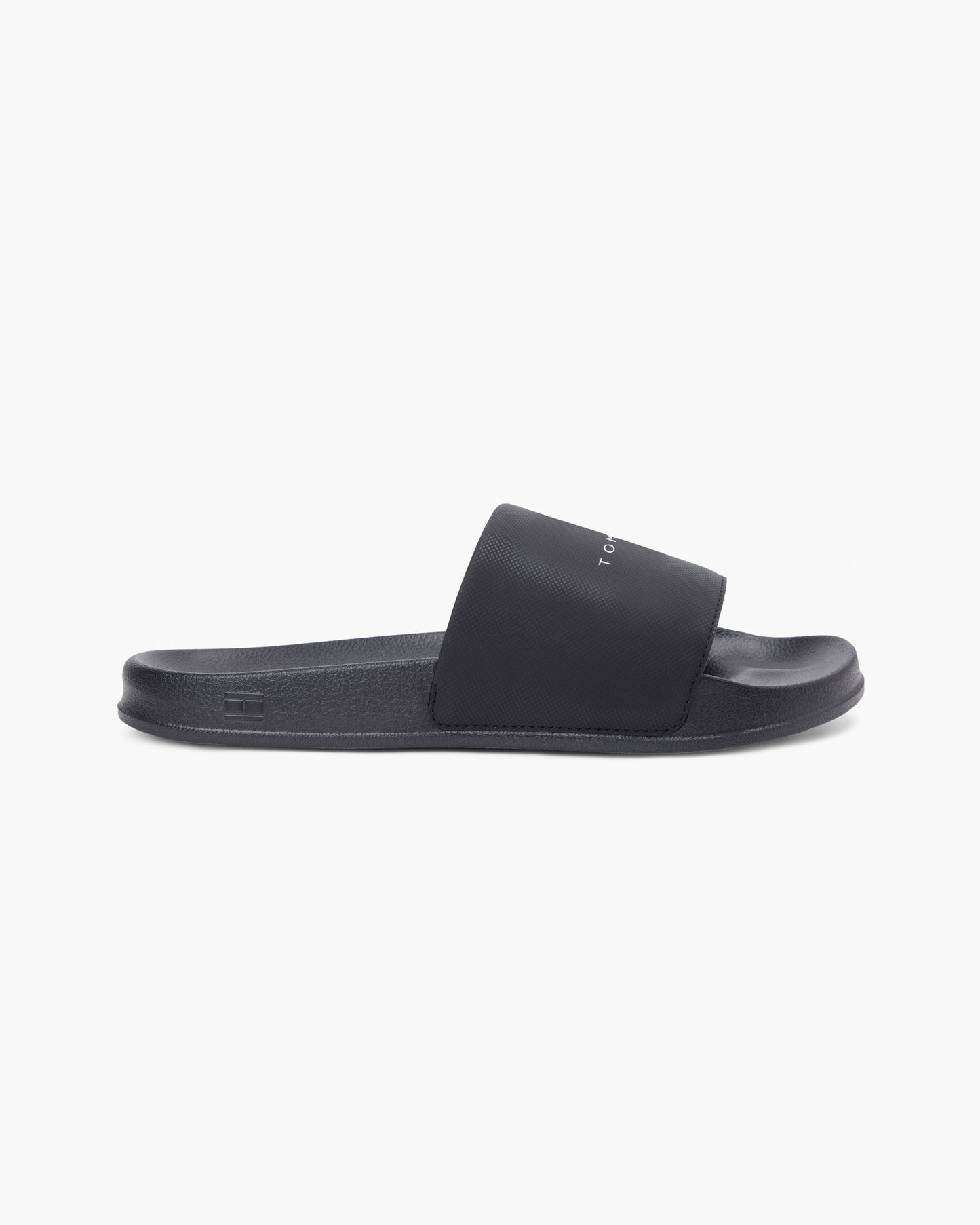 Tommy Hilfiger Core TH Mens Pool Sliders - Black