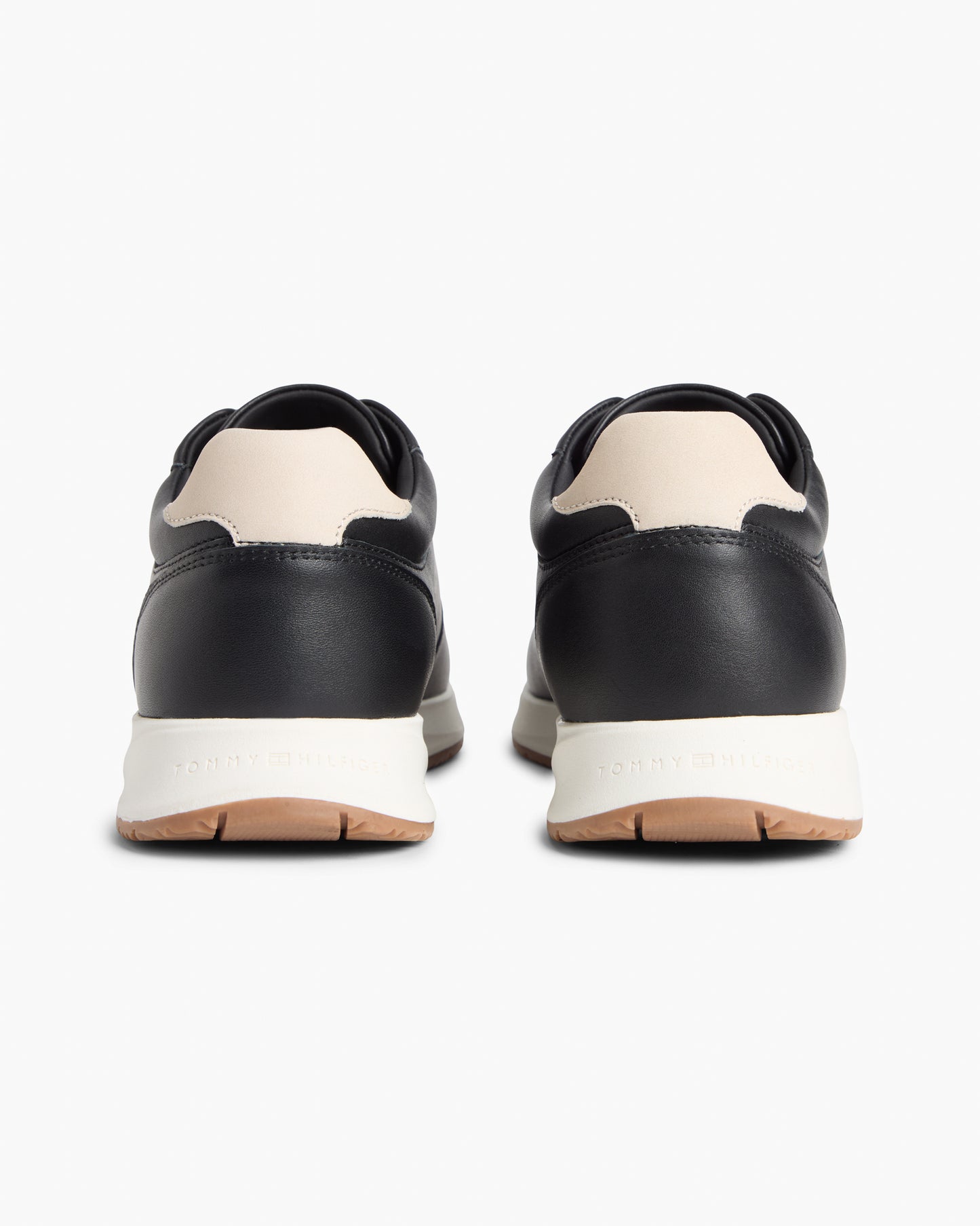 Tommy Hilfiger Newport Leather Mens Trainers - Black