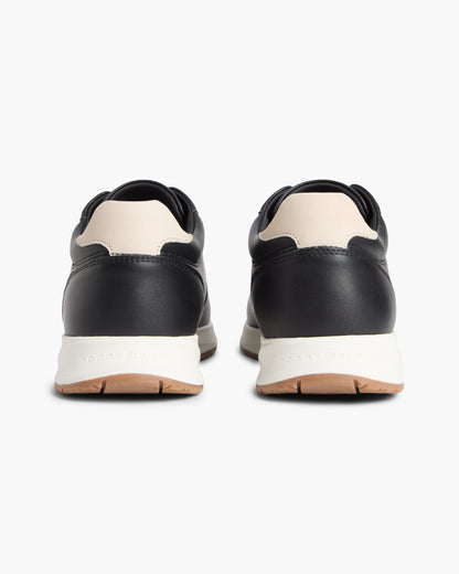 Tommy Hilfiger Newport Leather Mens Trainers - Black
