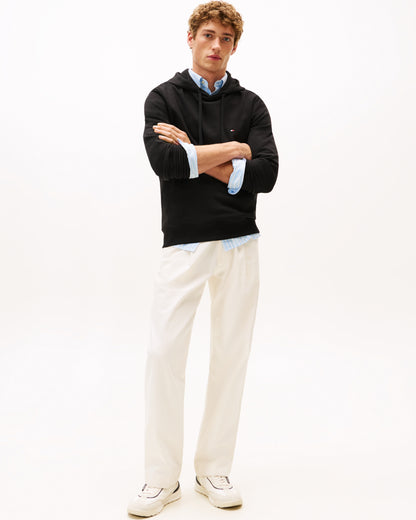 Tommy Hilfiger Essential Terry Mens Hoodie - Black