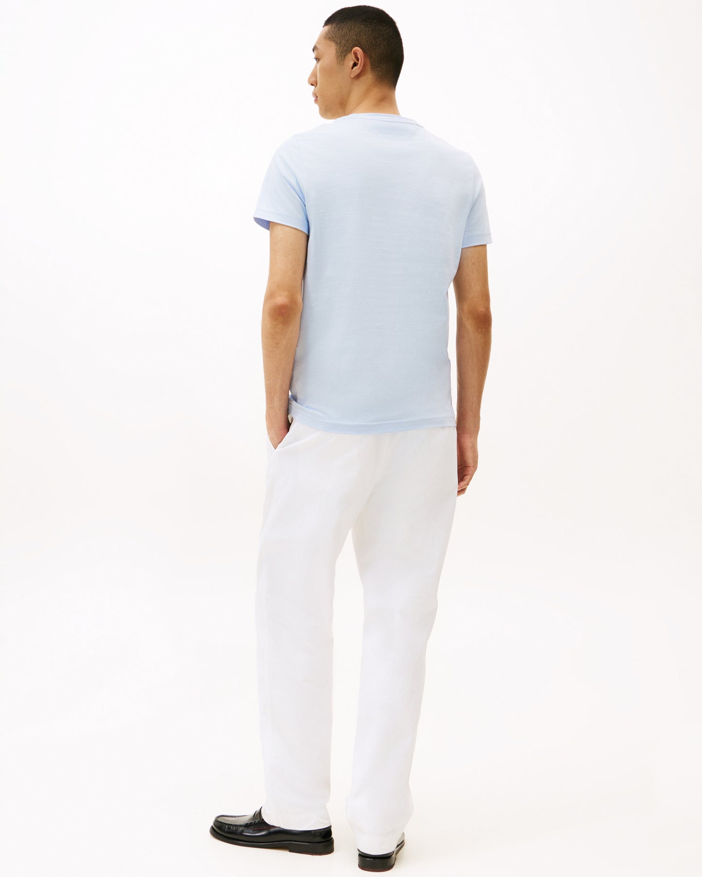 Tommy Hilfiger Tommy Logo Basic Mens T-Shirt - Breezy Blue