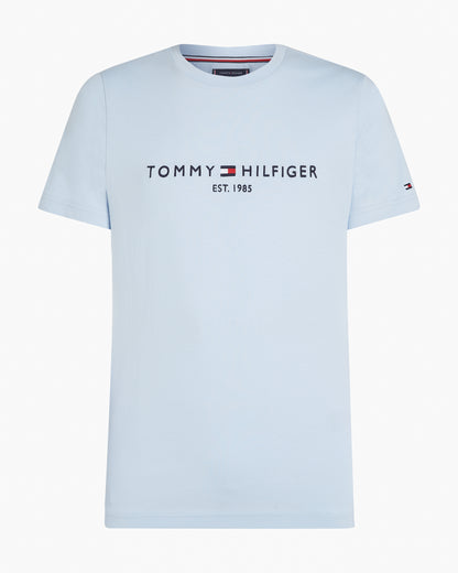 Tommy Hilfiger Tommy Logo Basic Mens T-Shirt - Breezy Blue