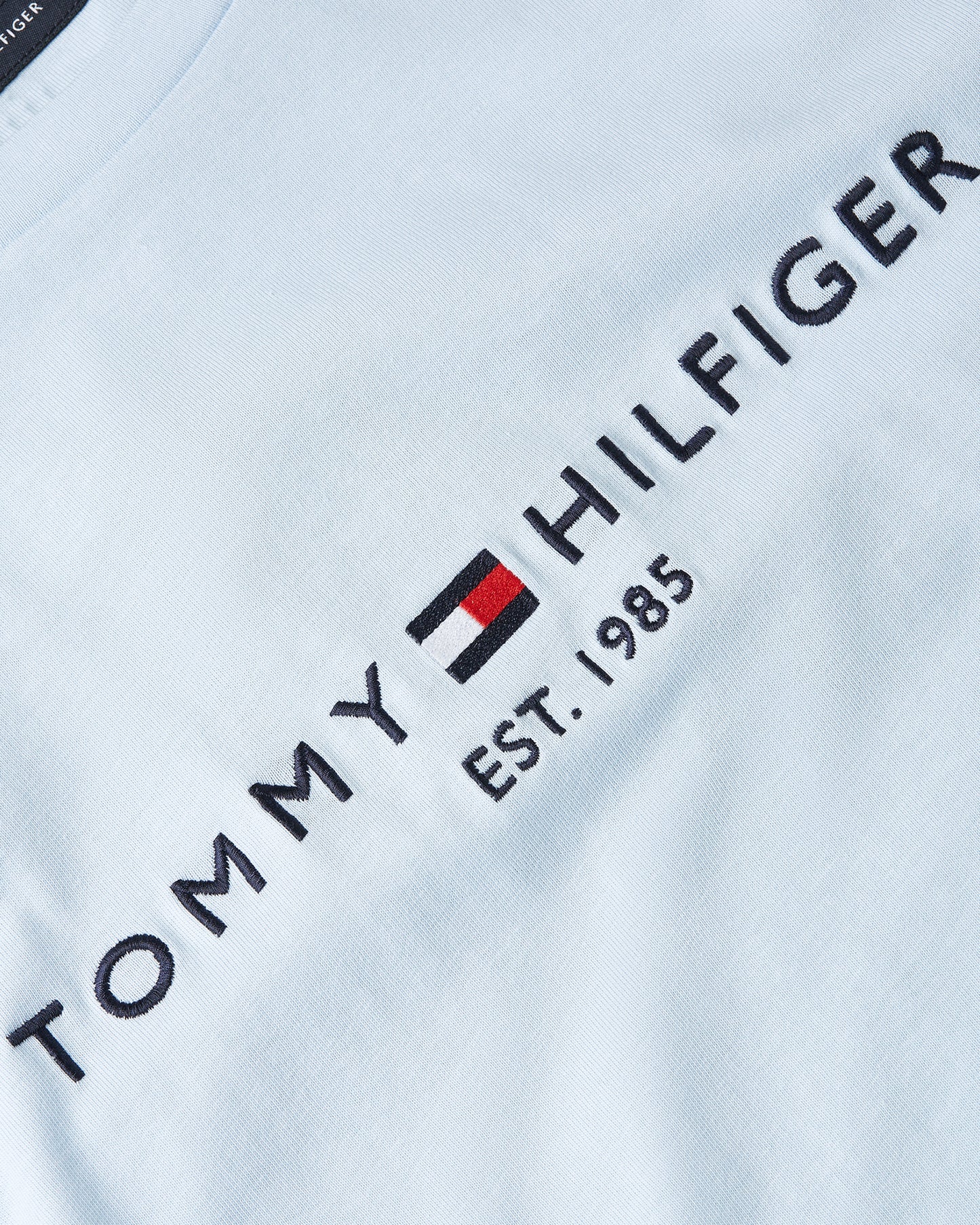 Tommy Hilfiger Tommy Logo Basic Mens T-Shirt - Breezy Blue