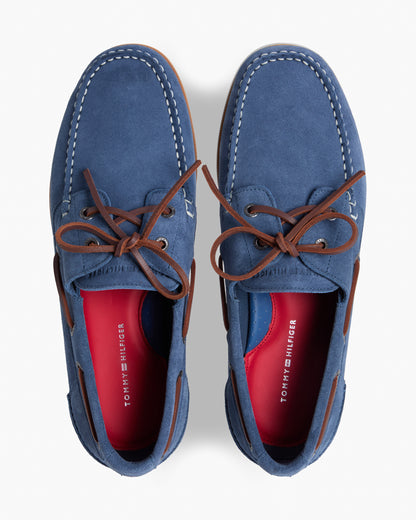 Tommy Hilfiger Core Mens Boat Shoe - Aegean Sea | CHO | Designer Mens Shoes