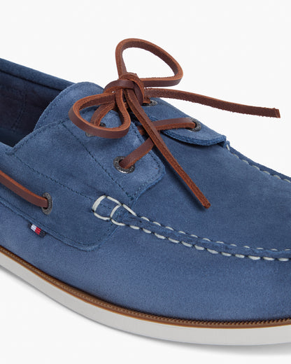 Tommy Hilfiger Core Mens Boat Shoe - Aegean Sea | CHO | Designer Mens Shoes