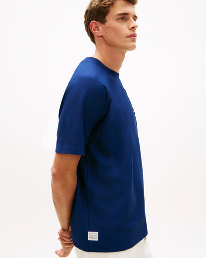 Tommy Hilfiger Tommy Flag Elevated Mens T-Shirt - Carbon Navy | CHO | Designer Mens Short Sleeve T-Shirts & Tops