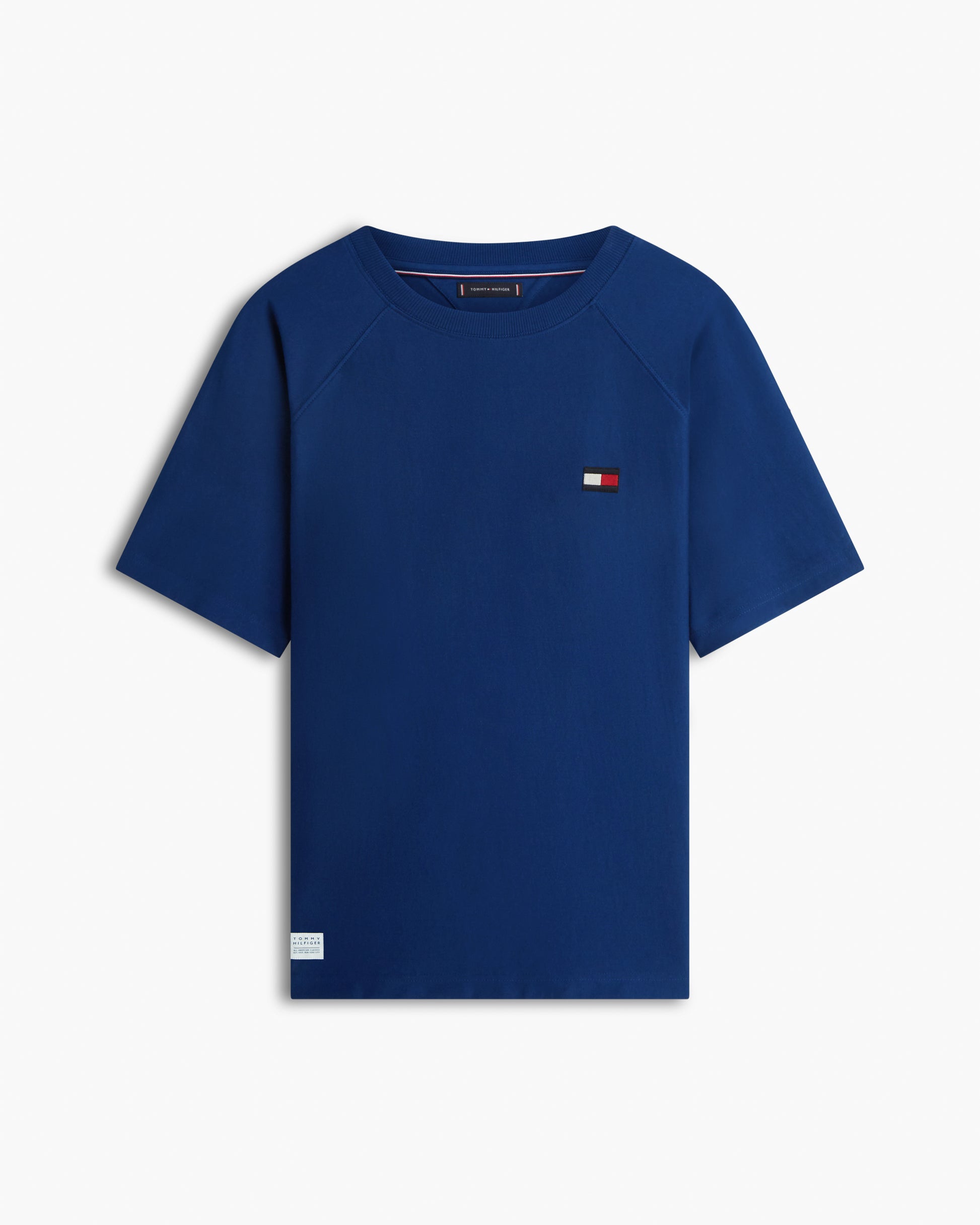 Tommy Hilfiger Tommy Flag Elevated Mens T-Shirt - Carbon Navy | CHO | Designer Mens Short Sleeve T-Shirts & Tops