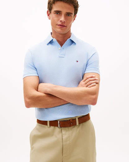 Tommy Hilfiger 1985 Regular Fit Mens Polo - Vessel Blue Heather