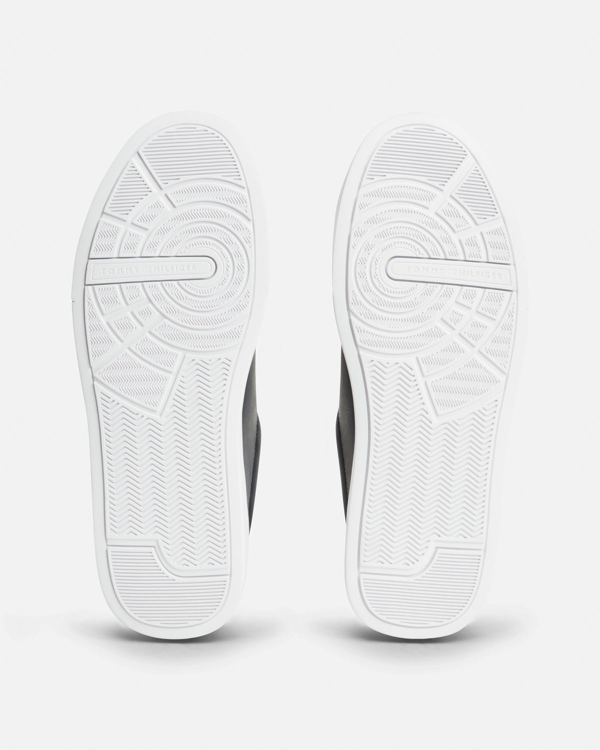 Tommy Hilfiger Court Leather Detailed Mens Trainer - Desert Sky | CHO | Designer Mens Trainers