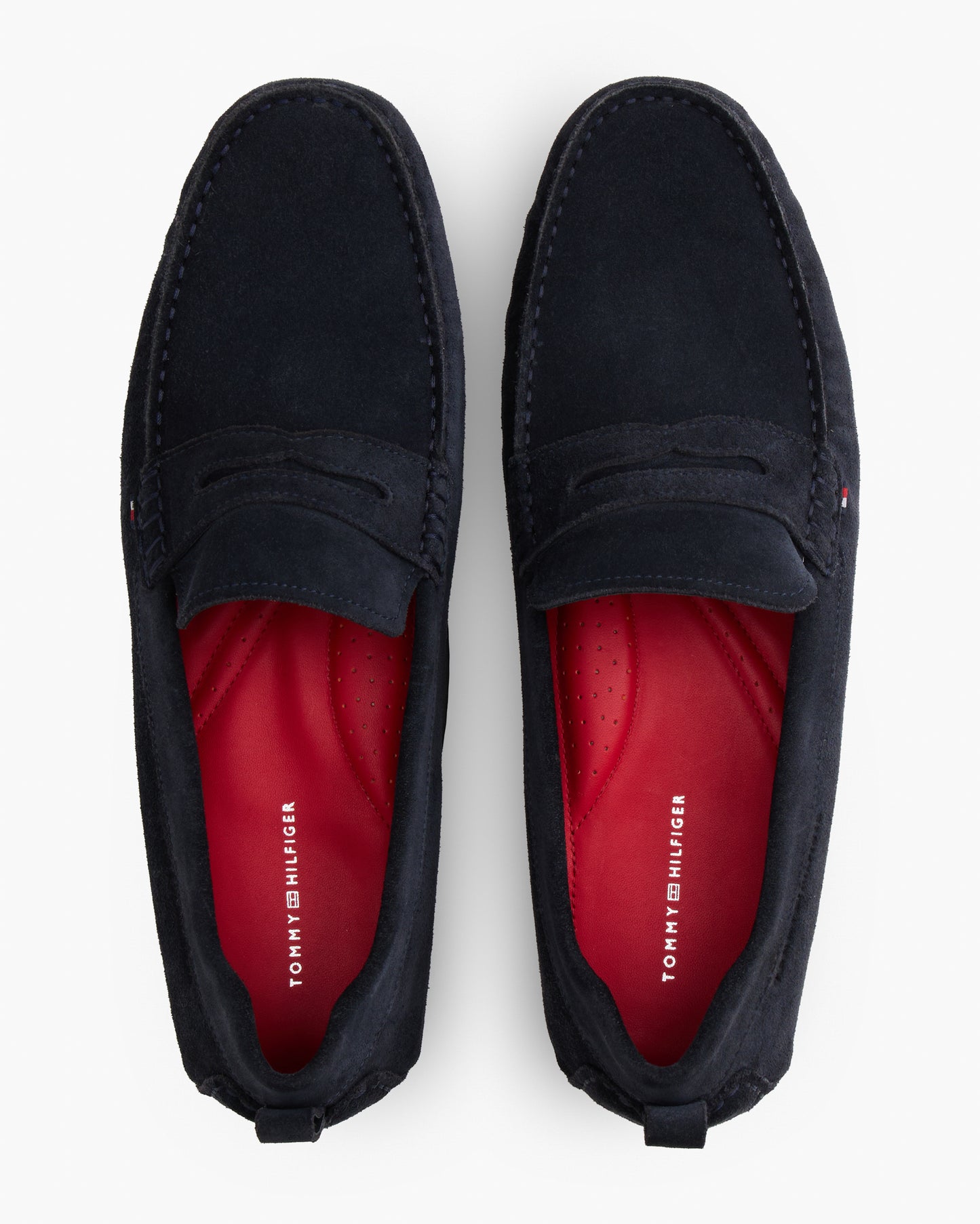 Tommy Hilfiger Core Hilfiger Mens Suede Driver - Desert Sky | CHO | Designer Mens Shoes