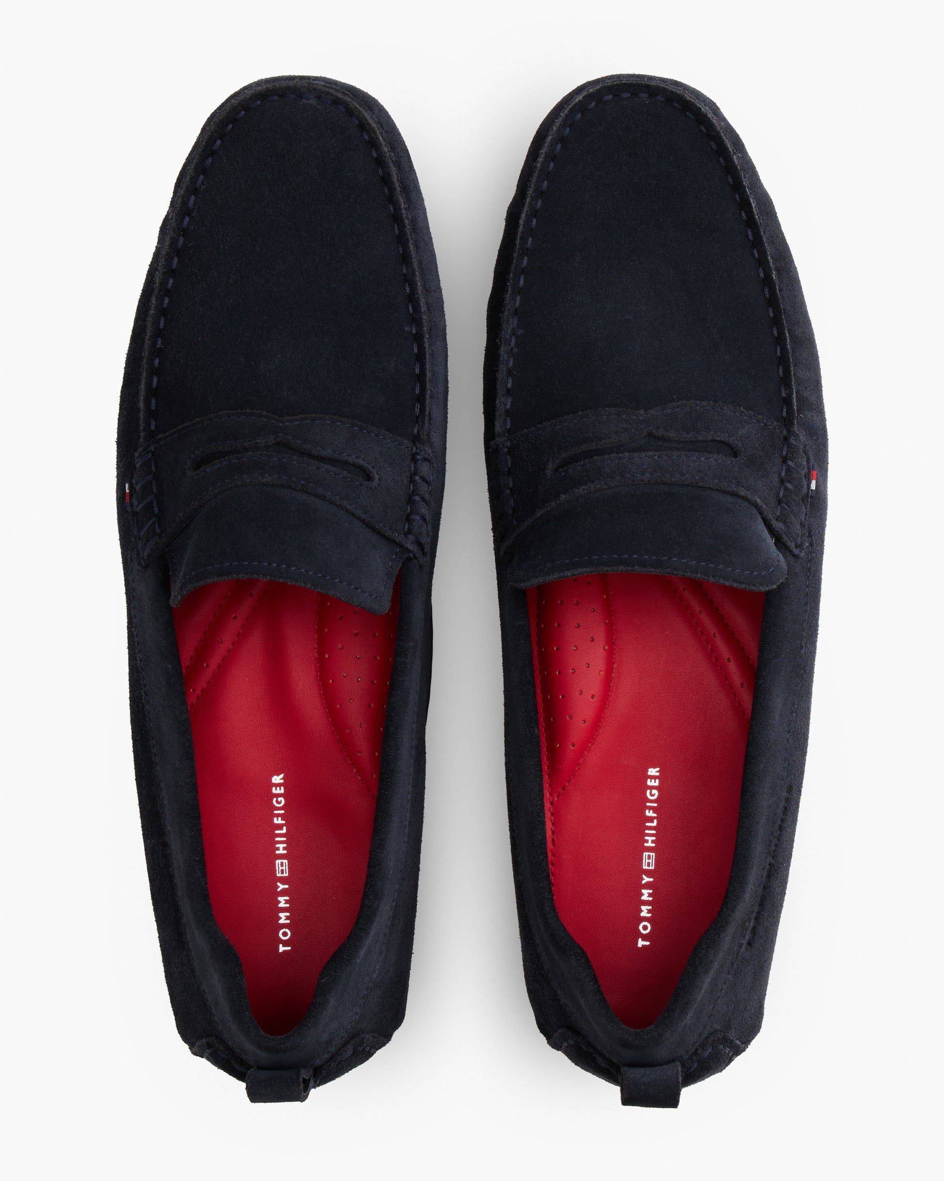 Tommy Hilfiger Core Hilfiger Mens Suede Driver - Desert Sky | CHO | Designer Mens Shoes