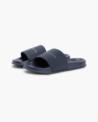 Tommy Hilfiger Core TH Mens Pool Sliders - Desert Sky | CHO | Designer Mens Sandals