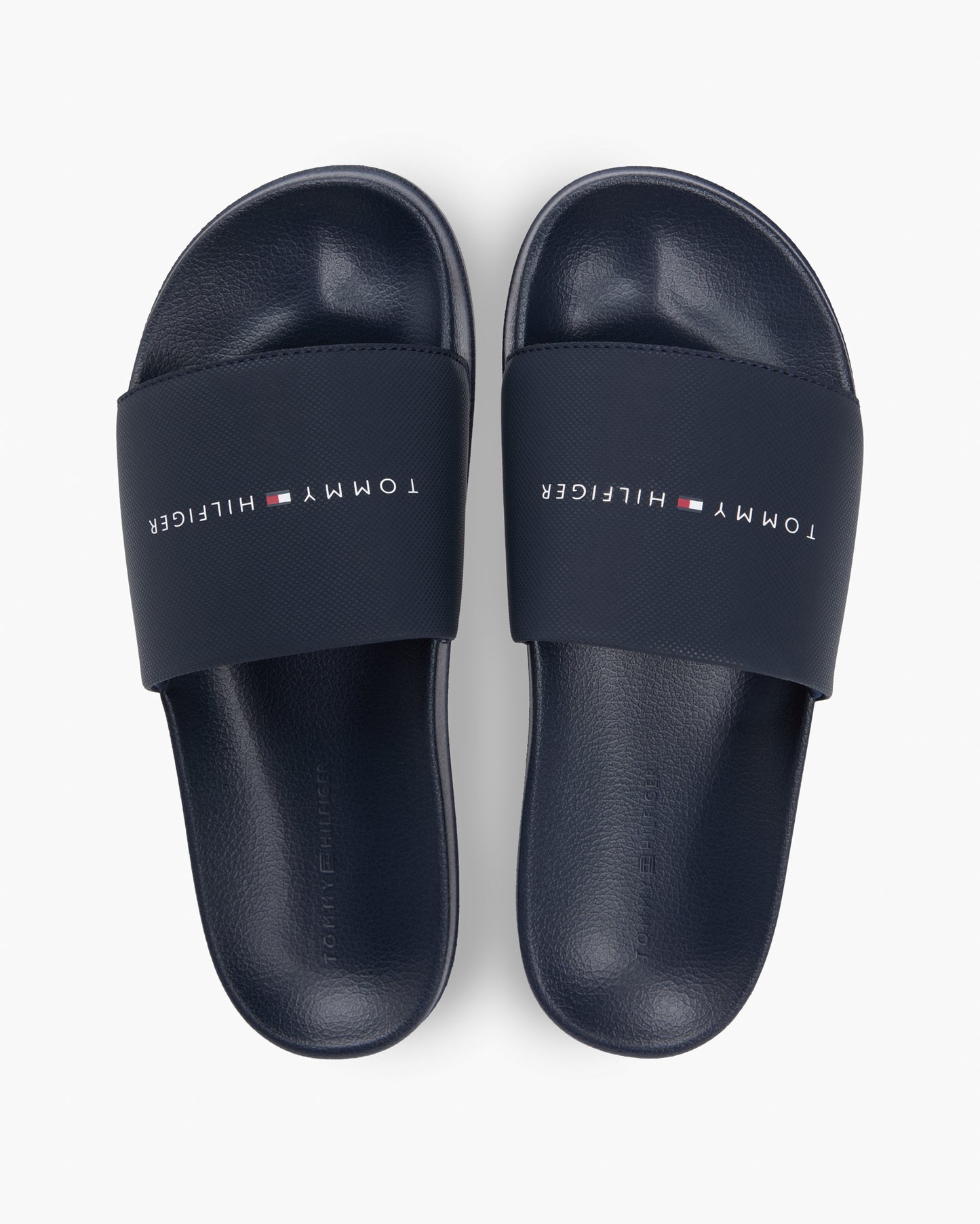 Tommy Hilfiger Core TH Mens Pool Sliders - Desert Sky | CHO | Designer Mens Sandals