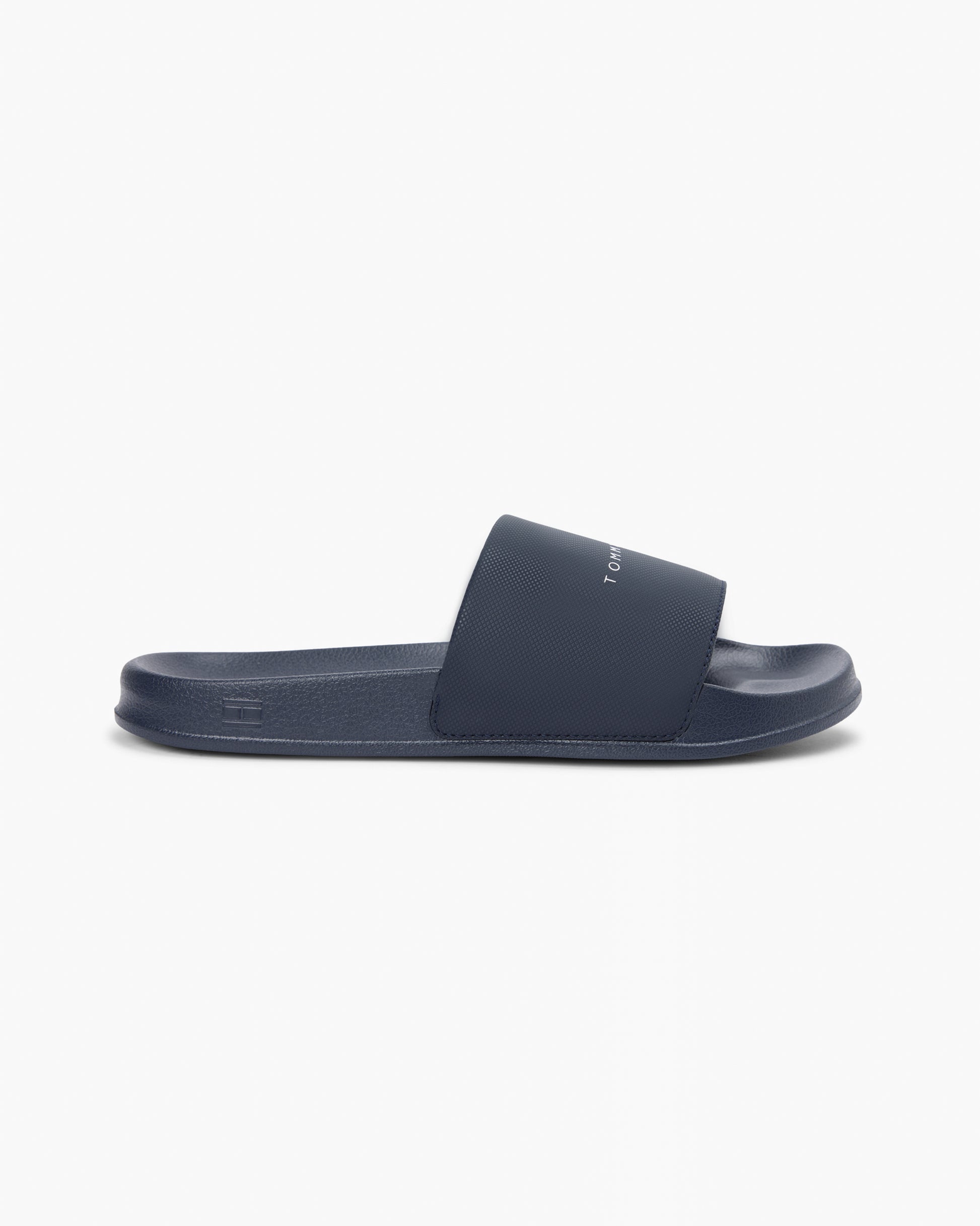 Tommy Hilfiger Core TH Mens Pool Sliders - Desert Sky | CHO | Designer Mens Sandals