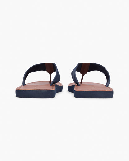 Tommy Hilfiger Leather Hilfiger Mens Beach Sandal - Desert Sky | CHO | Designer Mens Sandals