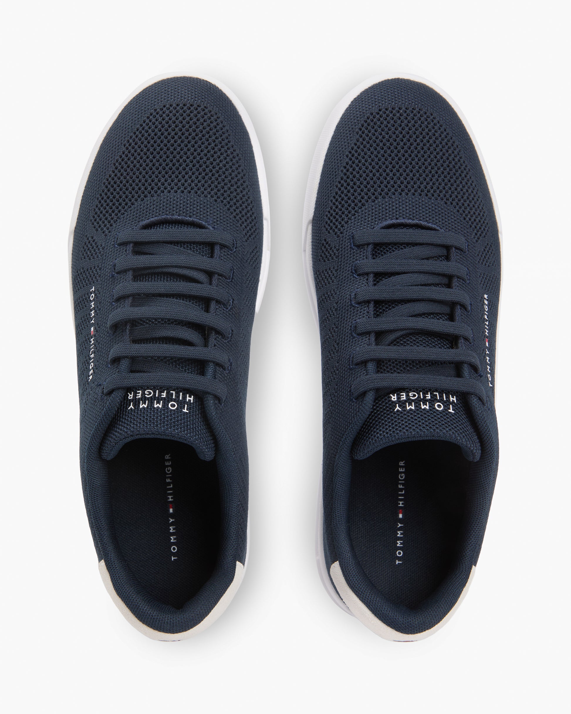 Tommy Hilfiger TH Court Knit Mens Trainers - Desert Sky | CHO | Designer Mens Trainers