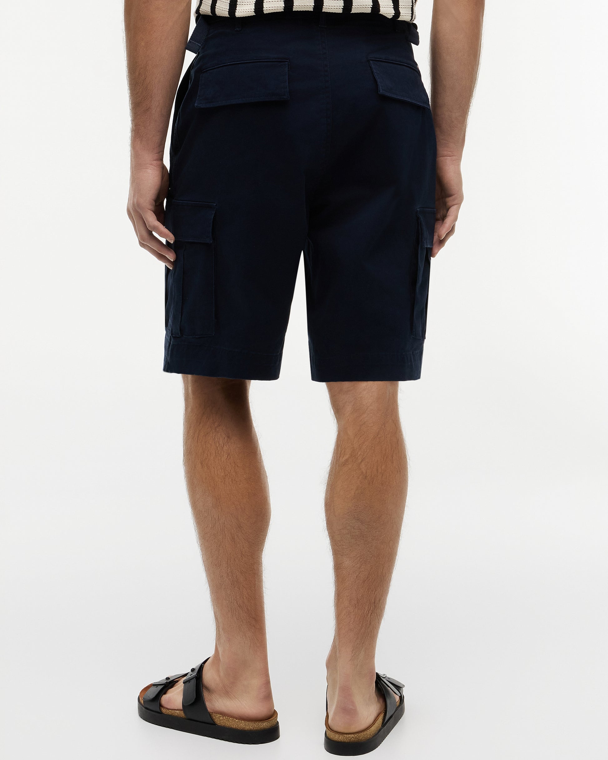 Tommy Hilfiger Essential Mens Twill Cargo Shorts - Desert Sky | CHO | Designer Mens Cargo Shorts