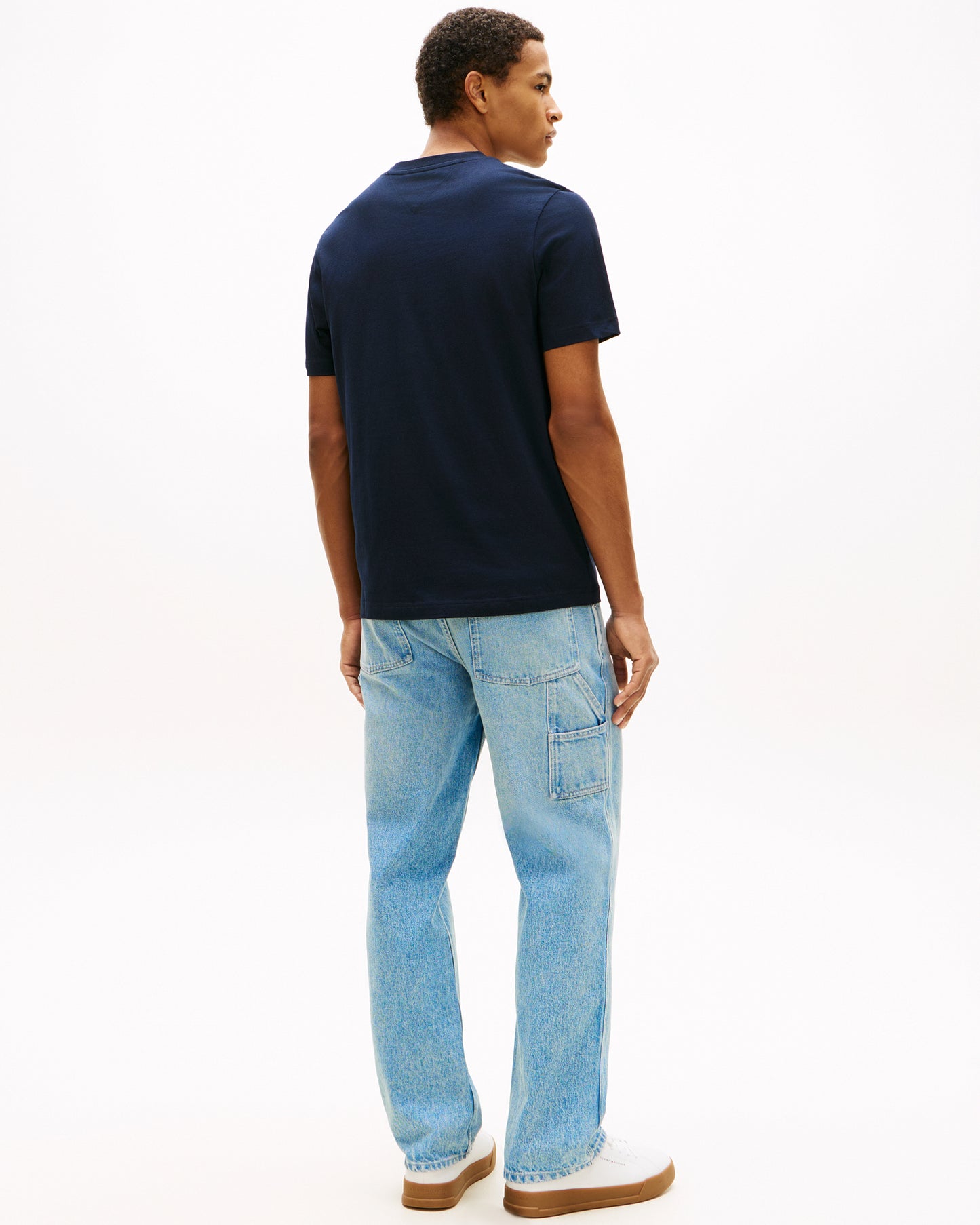 Tommy Hilfiger Brand Love Mono Stack Mens T-Shirt - Desert Sky