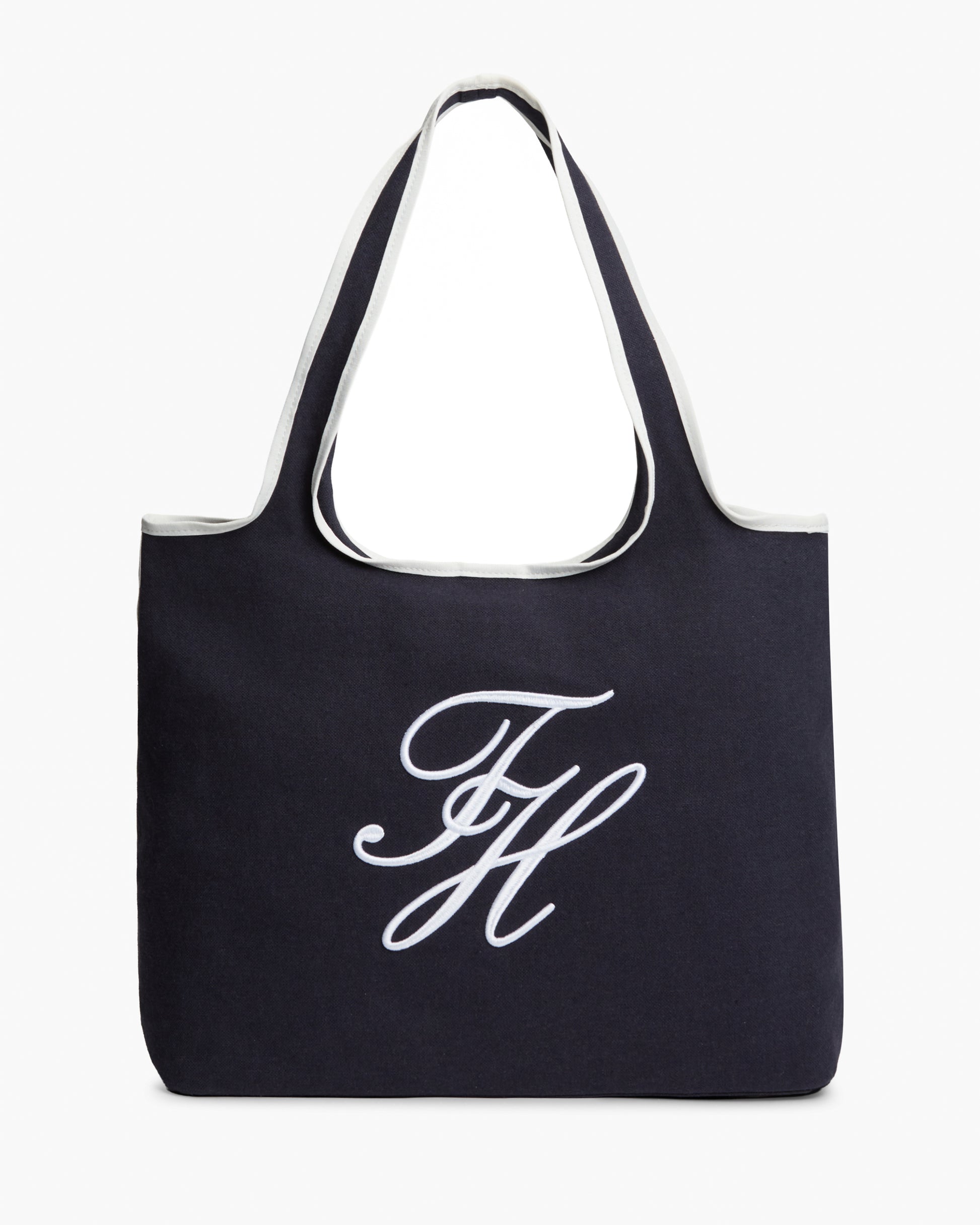Tommy Hilfiger TH Summer Womens Tote Canvas - Space Blue/Canvas | CHO | Designer Womens Tote Bags