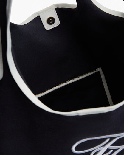 Tommy Hilfiger TH Summer Womens Tote Canvas - Space Blue/Canvas | CHO | Designer Womens Tote Bags