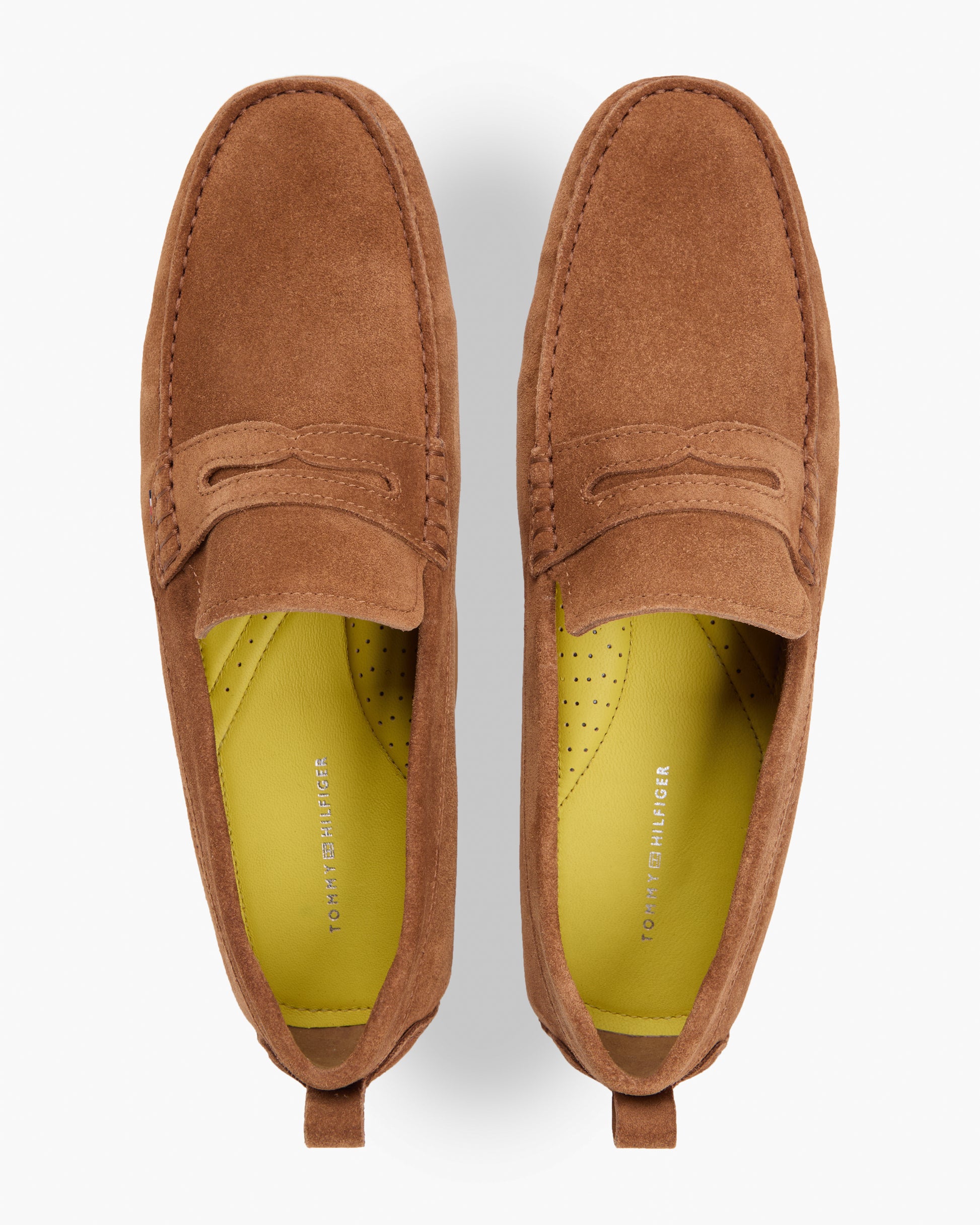 Tommy Hilfiger Core Hilfiger Mens Suede Driver - Coconut Grove | CHO | Designer Mens Shoes