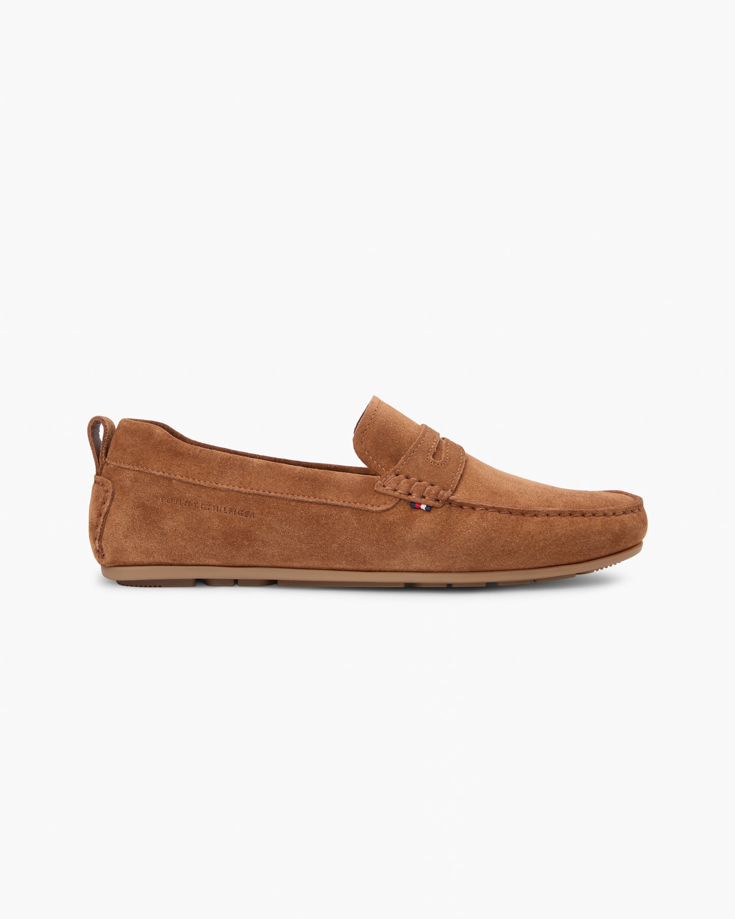 Tommy Hilfiger Core Hilfiger Mens Suede Driver - Coconut Grove | CHO | Designer Mens Shoes