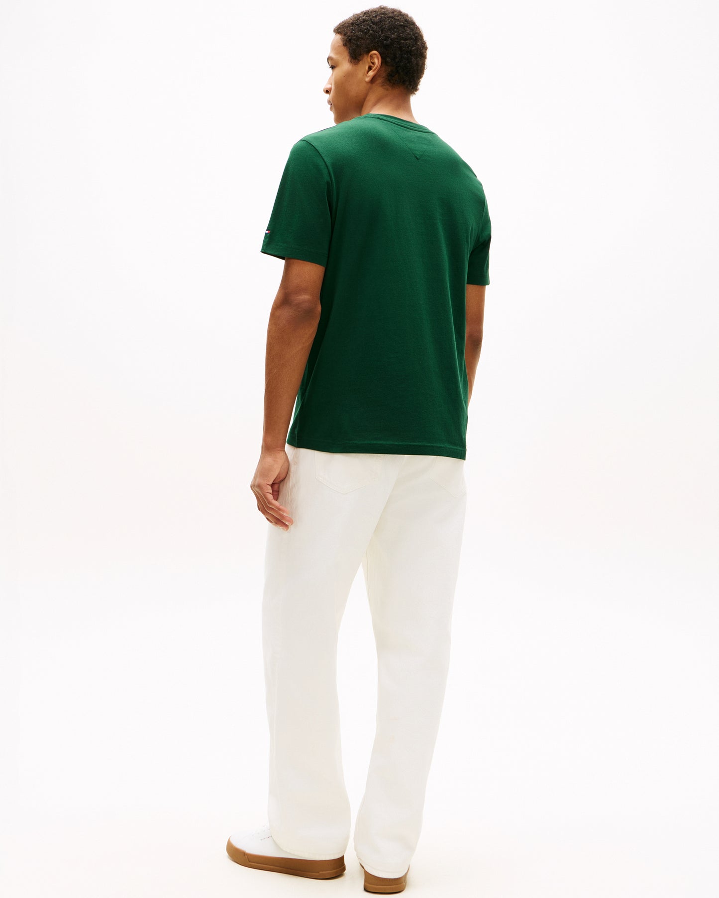 Tommy Hilfiger Brand Love Mono Stack Mens T-Shirt - Nocturnal Green