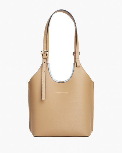 Tommy Hilfiger TH Modern Womens Mini Tote Bag - Safari Canvas | CHO | Designer Womens Tote Bags