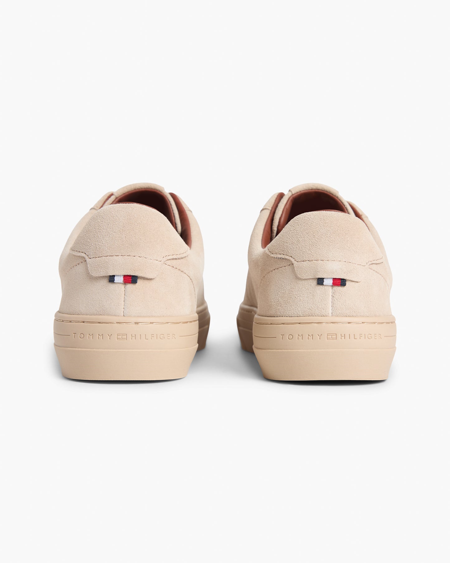 Tommy Hilfiger Park Premium Suede Mens Trainers - Sandalwood | CHO | Designer Mens Trainers