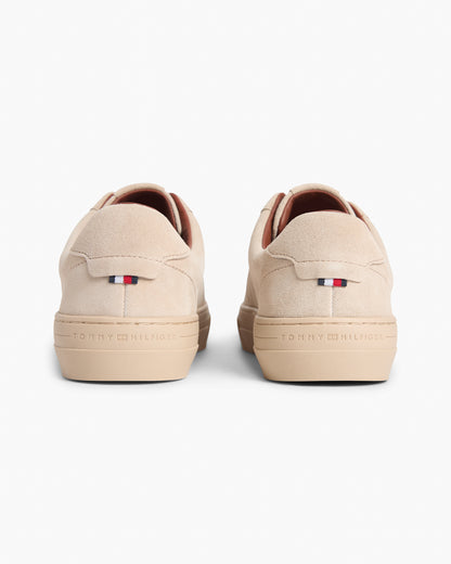 Tommy Hilfiger Park Premium Suede Mens Trainers - Sandalwood | CHO | Designer Mens Trainers
