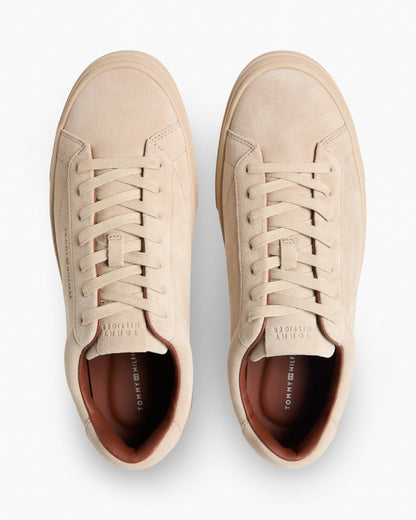 Tommy Hilfiger Park Premium Suede Mens Trainers - Sandalwood | CHO | Designer Mens Trainers