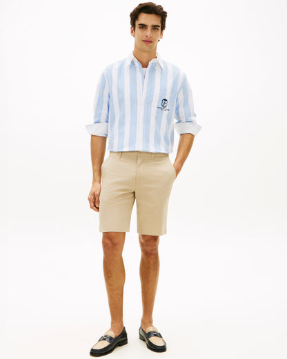 Tommy Hilfiger Denton 9.5 Inch Essential Mens Twill Shorts - Sandalwood