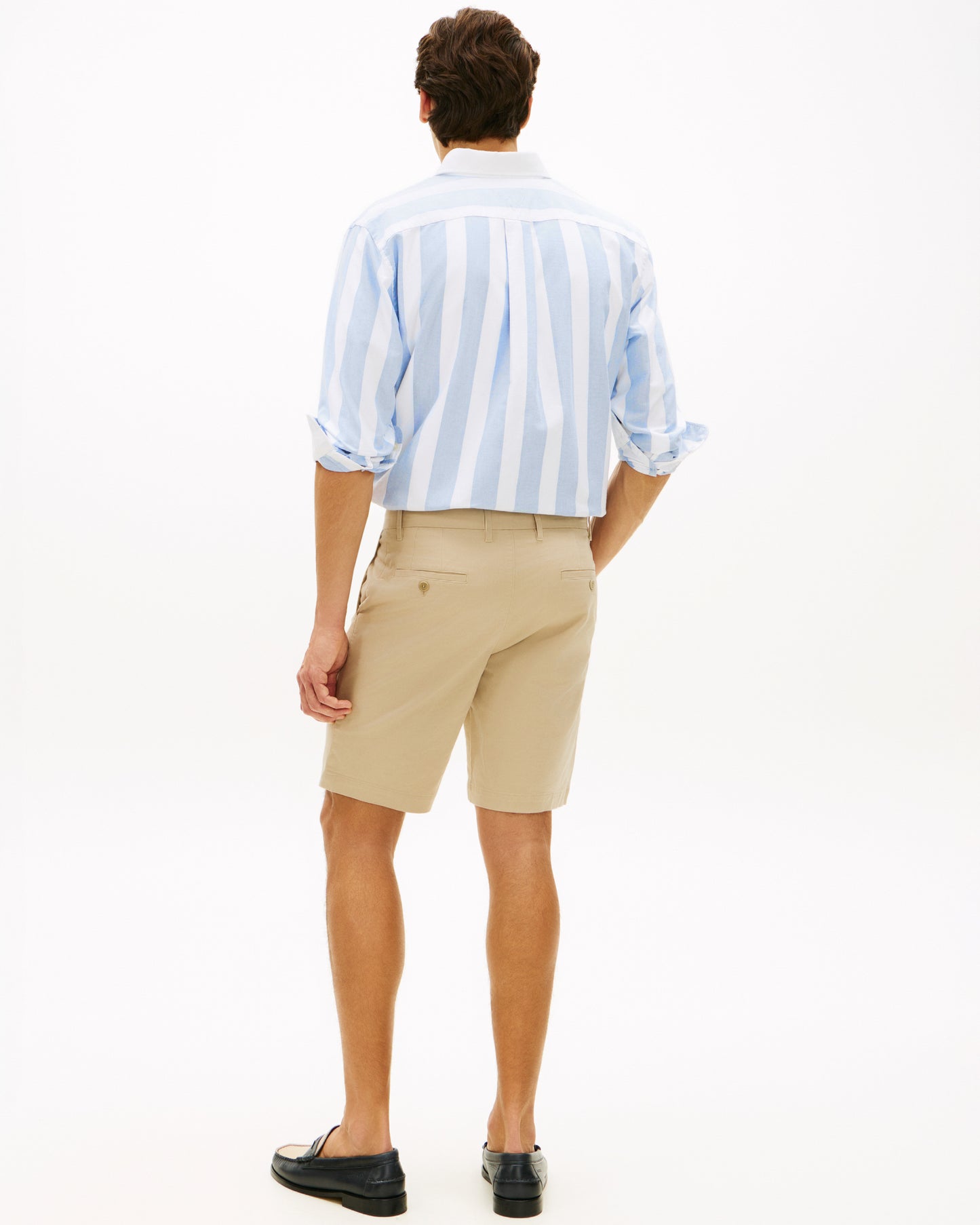 Tommy Hilfiger Denton 9.5 Inch Essential Mens Twill Shorts - Sandalwood