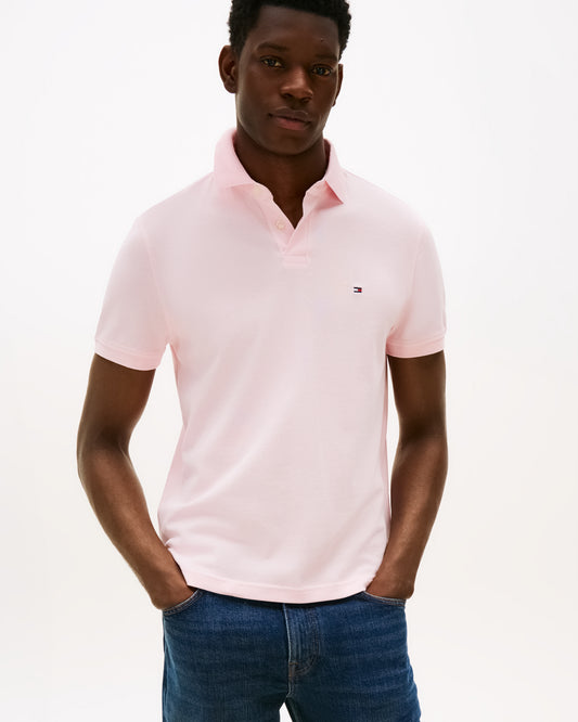 Tommy Hilfiger 1985 Regular Fit Mens Polo - Pink Lily