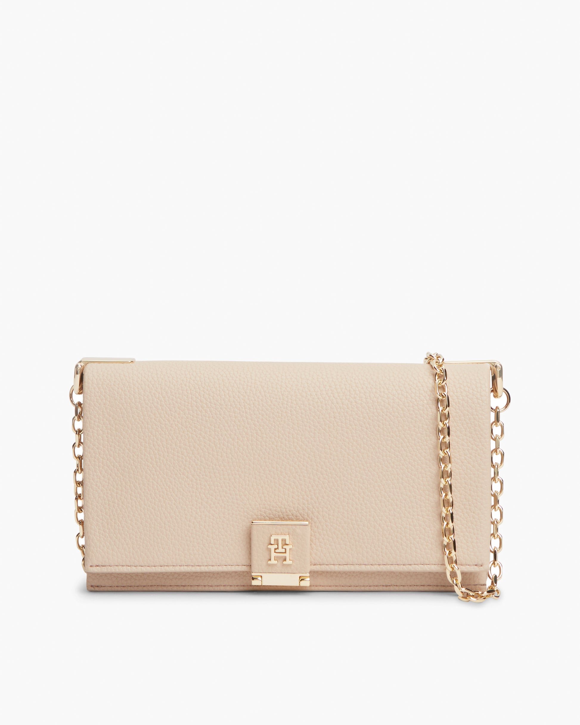 Tommy Hilfiger TH Her Womens Chain Crossover Bag - Misty Blush | CHO | Designer Womens Shoulder Bags