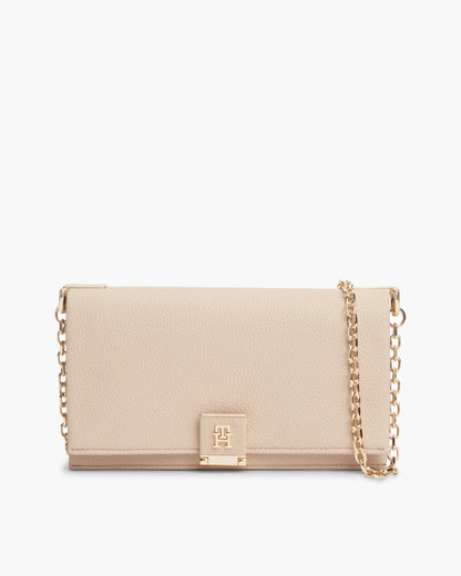 Tommy Hilfiger TH Her Womens Chain Crossover Bag - Misty Blush | CHO | Designer Womens Shoulder Bags