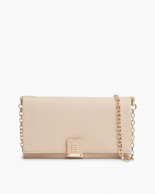 Tommy Hilfiger TH Her Womens Chain Crossover Bag - Misty Blush | CHO | Designer Womens Shoulder Bags